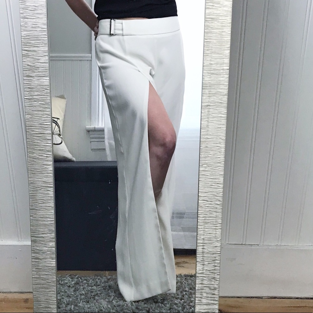 Elegant Cream Women's Pants